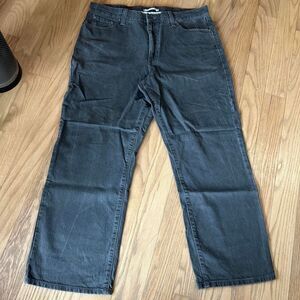 L.L. Bean Men's Washed Black Jeans